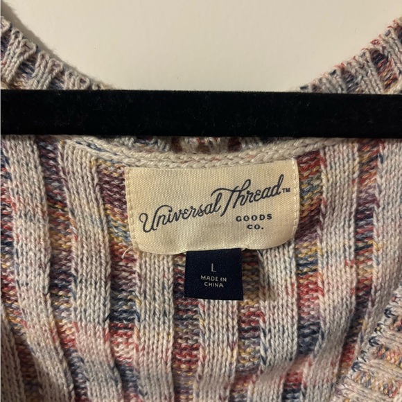 Universal Thread Multicolor Ribbed Sleeveless Top - Picture 2 of 2